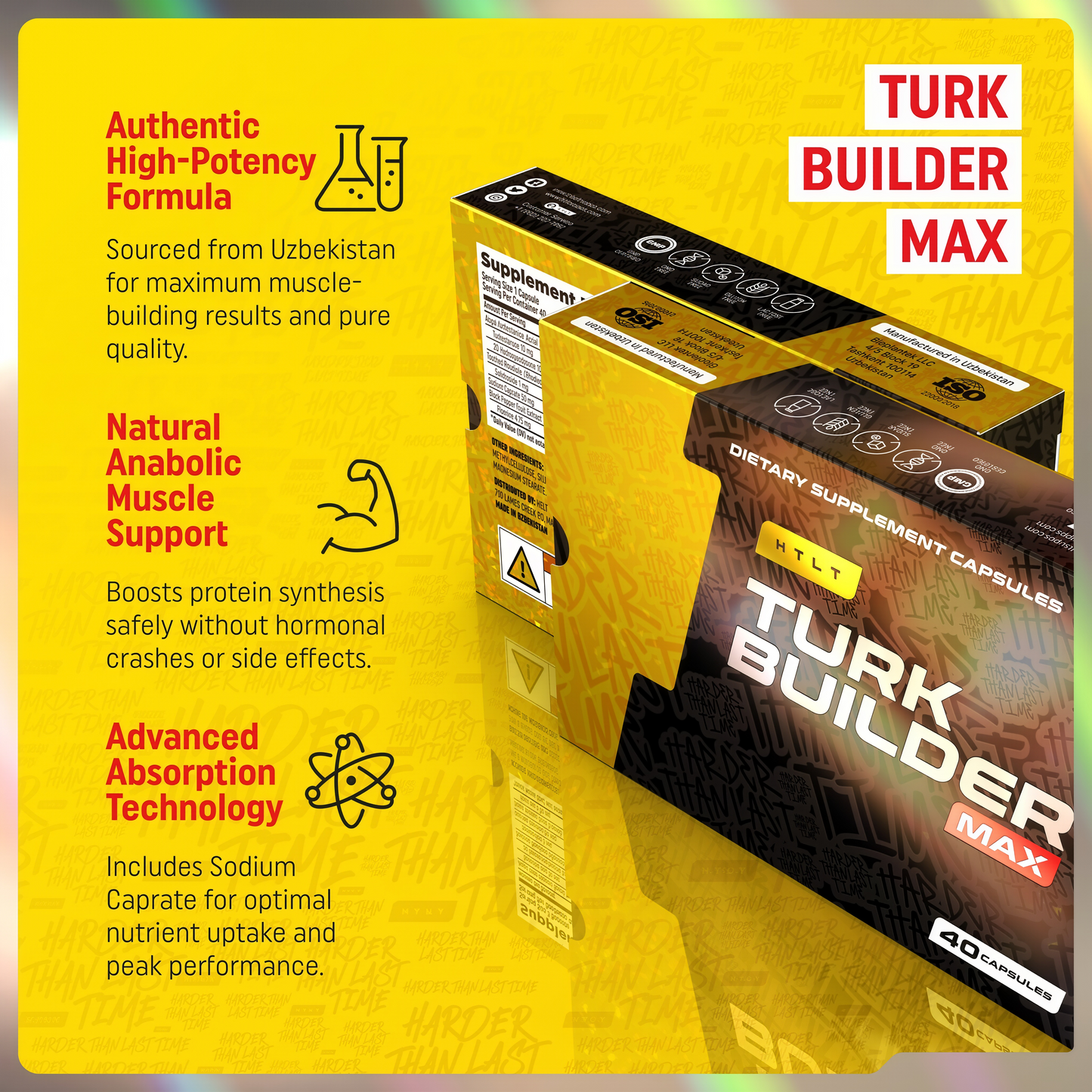 HTLT Turk Builder Max - 40 Capsules